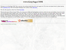 Tablet Screenshot of graysage.com